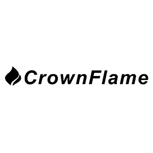 Logotipo de la marca de chimeneas eléctricas CrownFlame