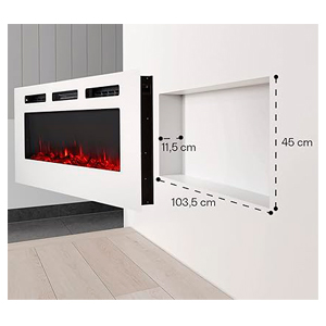 Chimenea moderna empotrada Klarstein