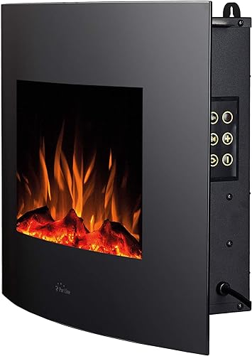 Muestra de lado de una de las Chimeneas Eléctricas Purline CHE-320 csin patas