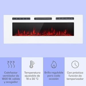 Chimenea eléctrica Klarstein Galera