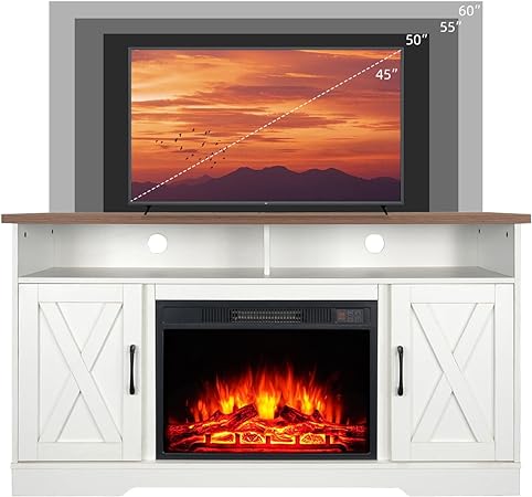 Chimenea Eléctrica con Mueble para TV