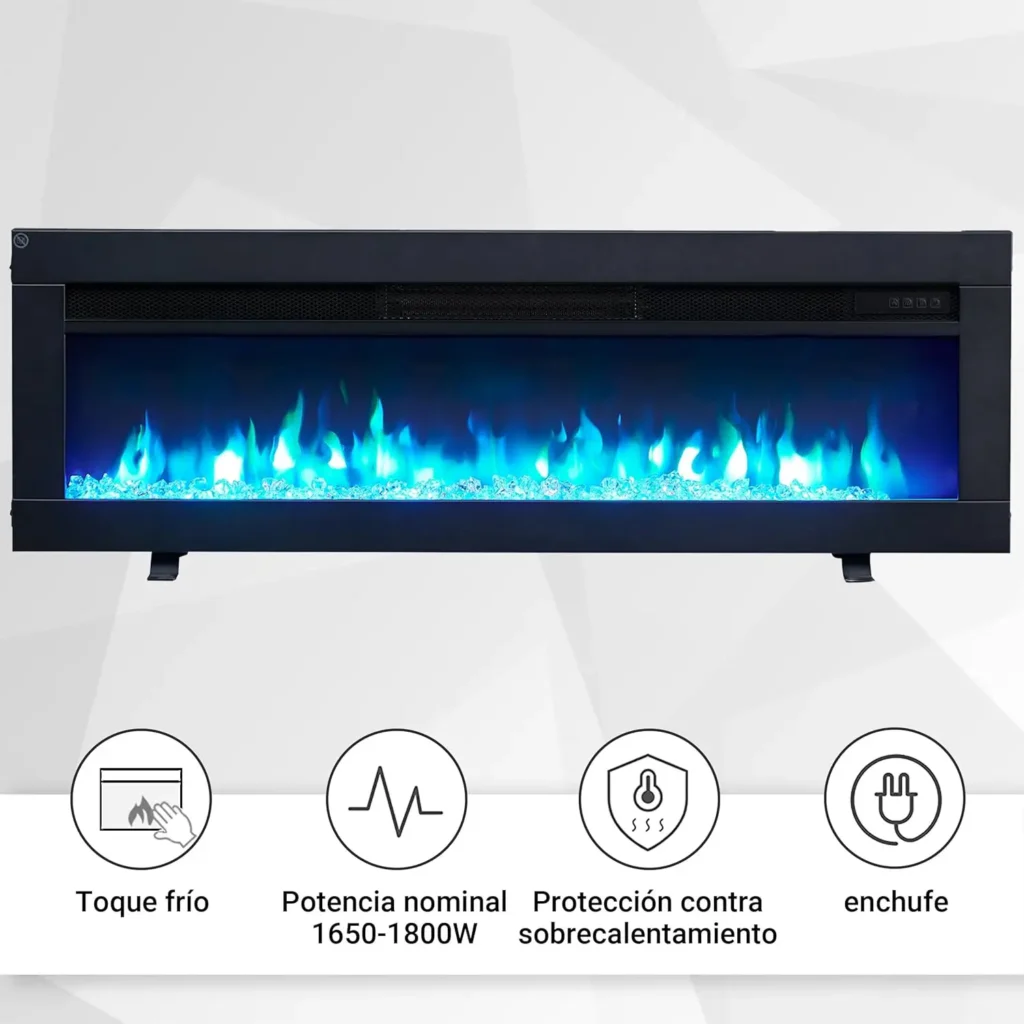 Chimenea eléctrica BALDERIA Agnes 40 especificaciones